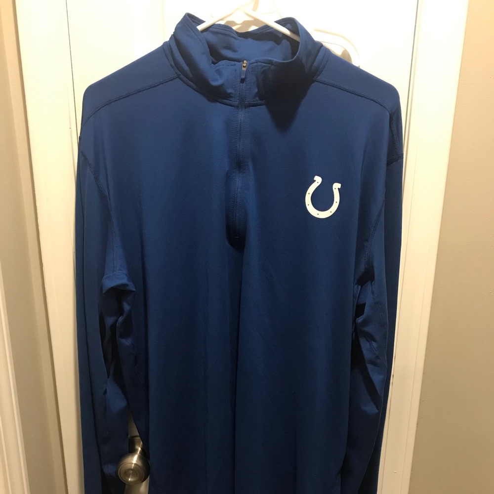 Nike mens dri-fit Indianapolis Colts 1/4-zip